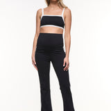 Straight Flare Side Stripe Leggings