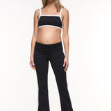 Straight Flare Side Stripe Leggings