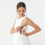 Michelle Pleat Feeding Dress