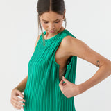 Michelle Pleat Feeding Dress