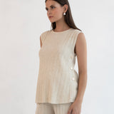 Collette Linen Knit Feeding Tank