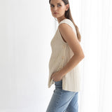 Collette Linen Knit Feeding Tank