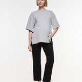 Luna Button Cotton Top
