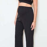 Pull-On Wide Leg Pants