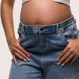 Relaxed Wide Leg Jeans
