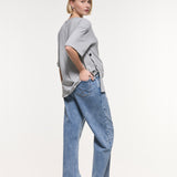 Relaxed Wide Leg Jeans