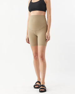 Sage Rib Biker Shorts