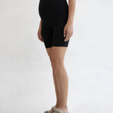 Sage Rib Biker Shorts