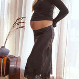 Silky Lace Skirt