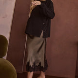 Silky Lace Skirt