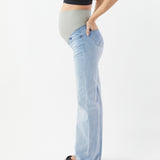 Straight Leg Overbelly Jeans