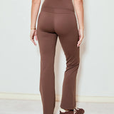 Straight Flare Overbelly Leggings
