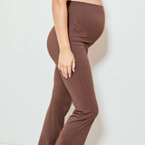 Straight Flare Overbelly Leggings