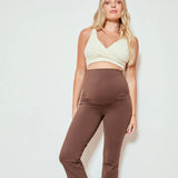 Straight Flare Overbelly Leggings