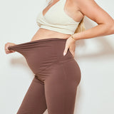 Straight Flare Overbelly Leggings