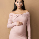Twist Off shoulder Dress