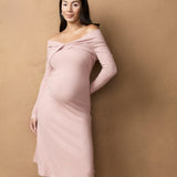 Twist Off shoulder Dress