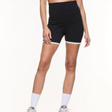 Two Tone Biker Shorts